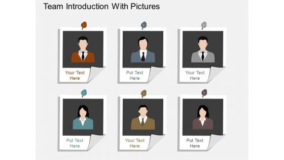 Team Introduction With Pictures Powerpoint Template Team Introduction With Pictures Powerpoint Template