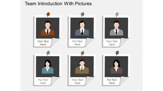 Team Introduction With Pictures Powerpoint Template