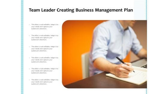 Team Leader Creating Business Management Plan Ppt PowerPoint Presentation File Outfit PDF Team Leader Creating Business Management Plan Ppt PowerPoint Presentation File Outfit PDF