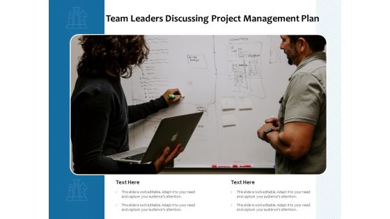 Team Leaders Discussing Project Management Plan Ppt PowerPoint Presentation File Graphics Template PDF