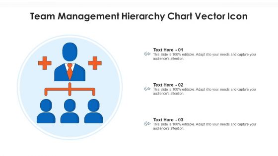 Team Management Hierarchy Chart Vector Icon Ppt Visual Aids Layouts PDF