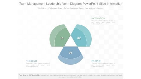 Team Management Leadership Venn Diagram Powerpoint Slide Information Team Management Leadership Venn Diagram Powerpoint Slide Information