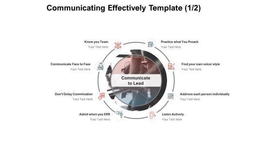 Team Manager Administration Communicating Effectively Template Communicate Portrait Pdf