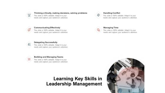 Team Manager Administration Learning Key Skills In Leadership Management Inspiration Pdf