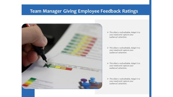 Team Manager Giving Employee Feedback Ratings Ppt PowerPoint Presentation Infographics Rules PDF Team Manager Giving Employee Feedback Ratings Ppt PowerPoint Presentation Infographics Rules PDF