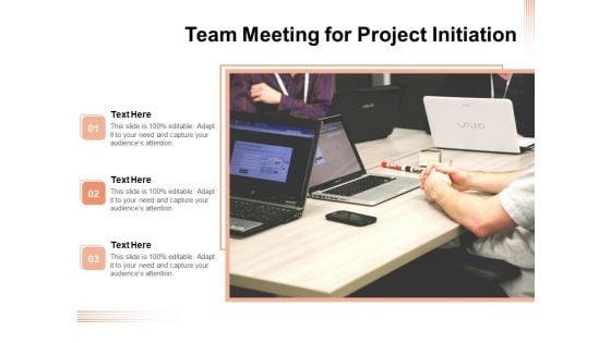 Team Meeting For Project Initiation Ppt PowerPoint Presentation Model Samples PDF