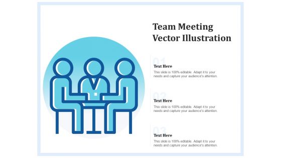 Team Meeting Vector Illustration Ppt PowerPoint Presentation Slides Visual Aids PDF