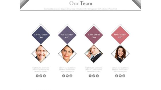 Team Of Business People Communication Powerpoint Slides