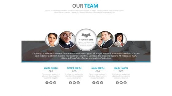 Team Of Professionals For Specific Task Powerpoint Slides