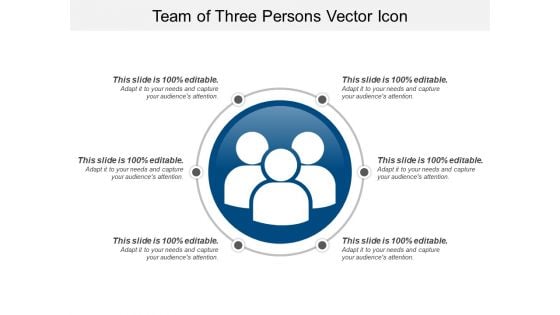 Team Of Three Persons Vector Icon Ppt PowerPoint Presentation Icon Example File PDF