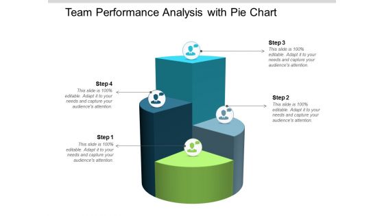 Team Performance Analysis With Pie Chart Ppt Powerpoint Presentation Infographic Template Slideshow