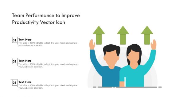 Team Performance To Improve Productivity Vector Icon Ppt Inspiration Demonstration PDF