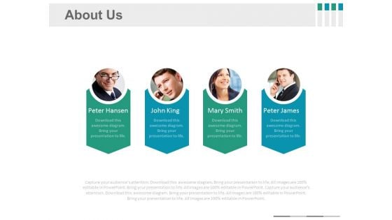 Team Photos About Us Details Powerpoint Slides Team Photos About Us Details Powerpoint Slides