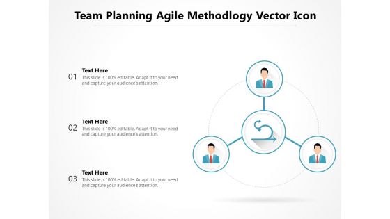 Team Planning Agile Methodology Vector Icon Ppt PowerPoint Presentation Icon Diagrams PDF