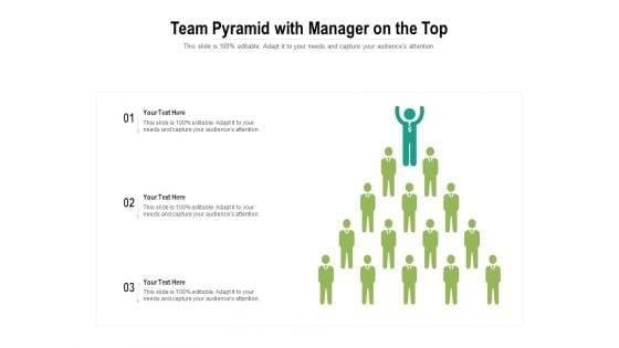 Team Pyramid With Manager On The Top Ppt PowerPoint Presentation File Infographic Template PDF