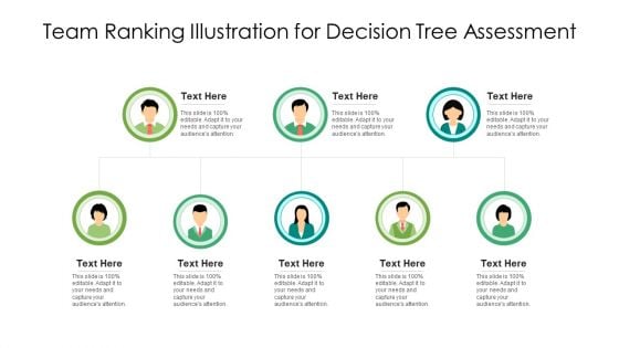 Team Ranking Illustration For Decision Tree Assessment Ppt PowerPoint Presentation Model Slides PDF