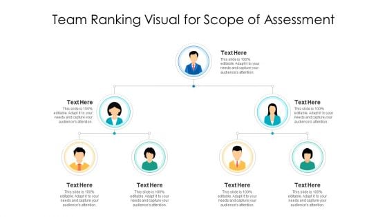 Team Ranking Visual For Scope Of Assessment Ppt PowerPoint Presentation Portfolio Template PDF