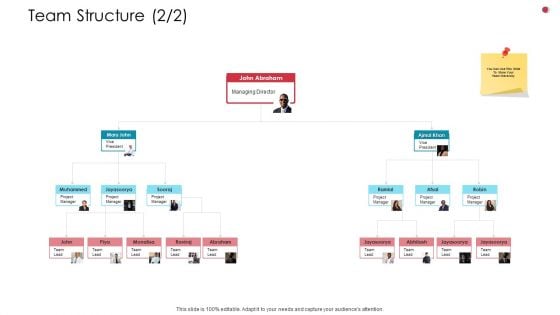 Team Structure Teamwork Business Analysis Method Ppt Portfolio Show PDF