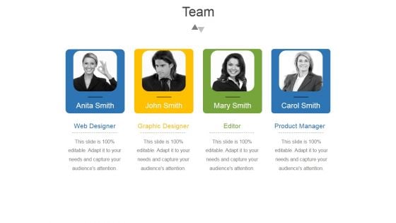 Team Template 3 Ppt PowerPoint Presentation Deck