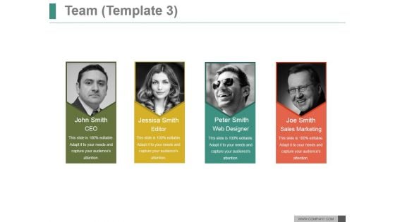 Team Template 3 Ppt PowerPoint Presentation Sample