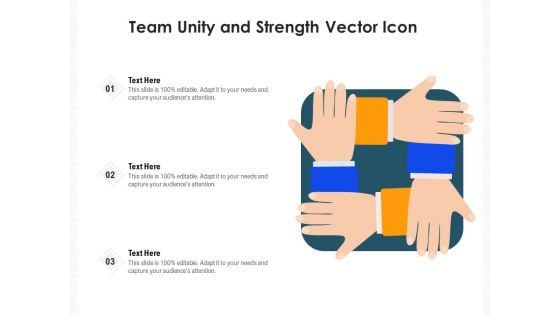 Team Unity And Strength Vector Icon Ppt PowerPoint Presentation File Elements PDF