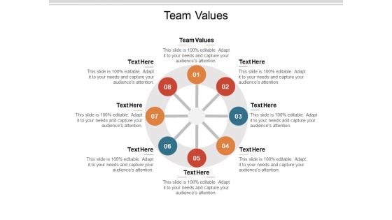 Team Values Ppt PowerPoint Presentation Pictures Design Inspiration Cpb