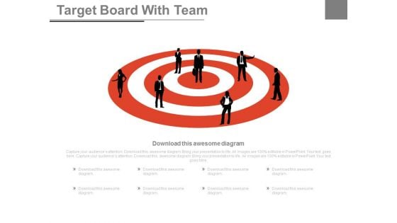 Team Vision For Sales Target Powerpoint Slides