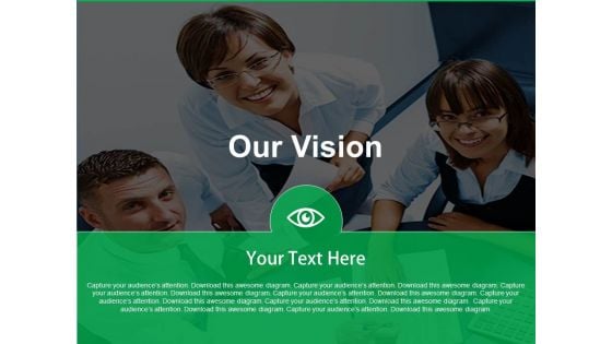 Team Working For Business Vision Powerpoint Slides