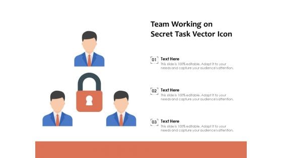 Team Working On Secret Task Vector Icon Ppt PowerPoint Presentation Professional Grid PDF