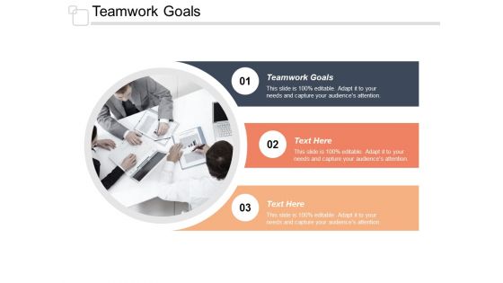 Teamwork Goals Ppt Powerpoint Presentation Infographic Template Icons Cpb