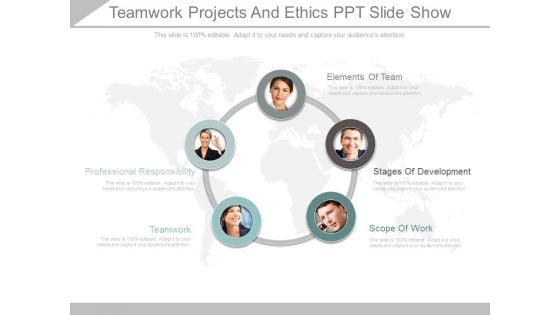 Teamwork Projects And Ethics Ppt Slide Show