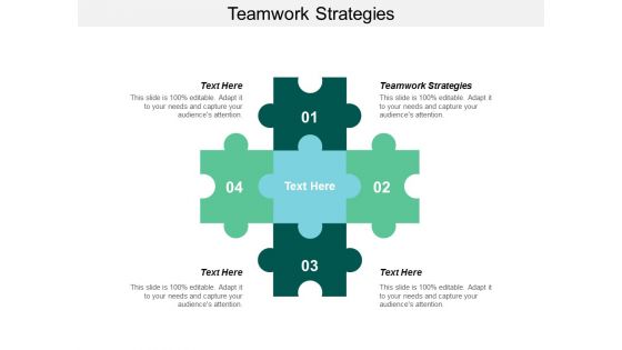 Teamwork Strategies Ppt PowerPoint Presentation File Inspiration Cpb