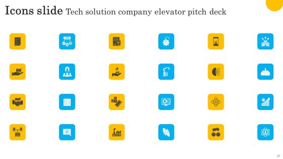 Tech Solution Company Elevator Pitch Deck Ppt PowerPoint Presentation Complete Deck With Slides