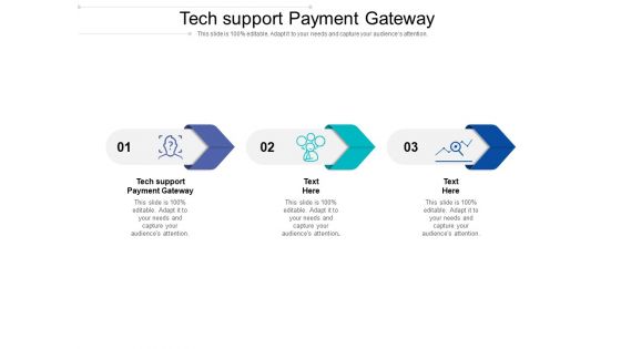 Tech Support Payment Gateway Ppt PowerPoint Presentation Slides Shapes Cpb Pdf