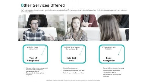 Tech Support Services Cost And Pricing Other Services Offered Ppt PowerPoint Presentation Layouts Shapes Tech Support Services Cost And Pricing Other Services Offered Ppt PowerPoint Presentation Layouts Shapes