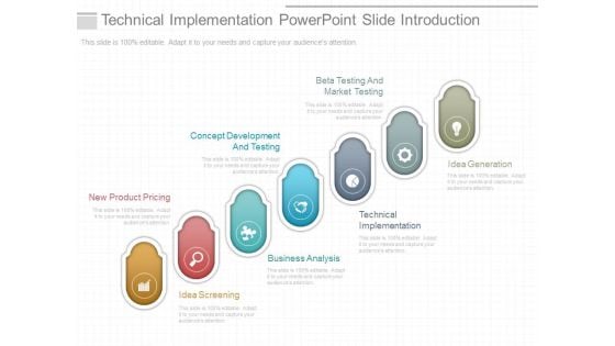 Technical Implementation Powerpoint Slide Introduction