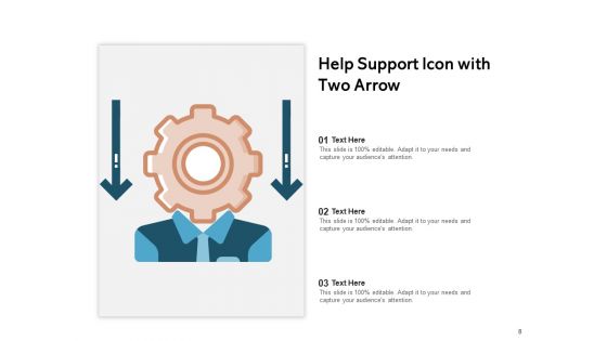 Technical Support Icon Customer Arrow Strategy Ppt PowerPoint Presentation Complete Deck