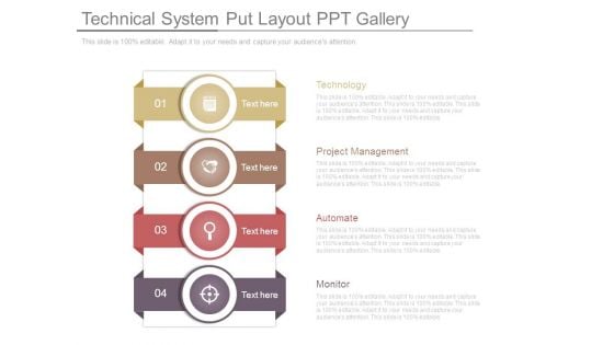 Technical System Put Layout Ppt Gallery