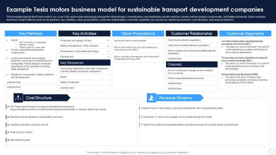 Technical Thinking Example Tesla Motors Business Model For Sustainable Transport Information PDF