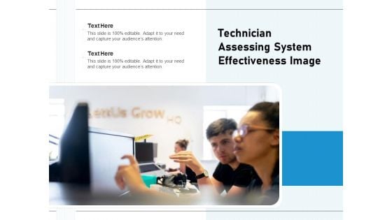 Technician Assessing System Effectiveness Image Ppt PowerPoint Presentation Professional Sample PDF