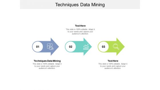 Techniques Data Mining Ppt PowerPoint Presentation Infographic Template Show Cpb