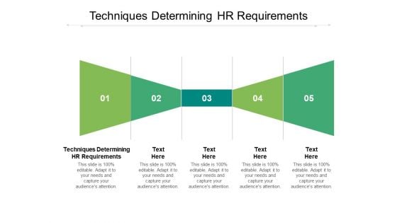 Techniques Determining HR Requirements Ppt PowerPoint Presentation Layouts Rules Cpb