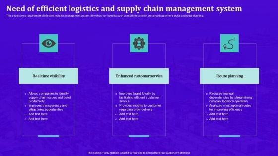 Techniques For Effective Supply Chain Management Need Of Efficient Logistics And Supply Chain Management Microsoft PDF Techniques For Effective Supply Chain Management Need Of Efficient Logistics And Supply Chain Management Microsoft PDF