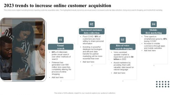 Techniques For Enhancing Buyer Acquisition 2023 Trends To Increase Online Customer Pictures PDF