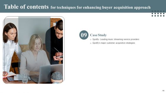 Techniques For Enhancing Buyer Acquisition Approach Ppt PowerPoint Presentation Complete Deck With Slides