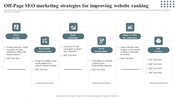 Techniques For Enhancing Buyer Acquisition Off-Page Seo Marketing Strategies For Improving Download PDF