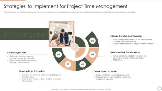 Techniques For Timely Project Strategies To Implement For Project Time Management Ideas PDF