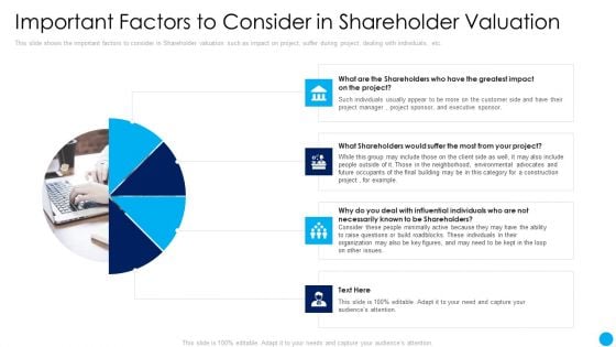 Techniques Increase Stakeholder Value Important Factors To Consider In Shareholder Valuation Professional PDF