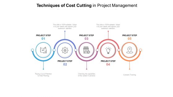 Techniques Of Cost Cutting In Project Management Ppt PowerPoint Presentation Outline Graphics Download