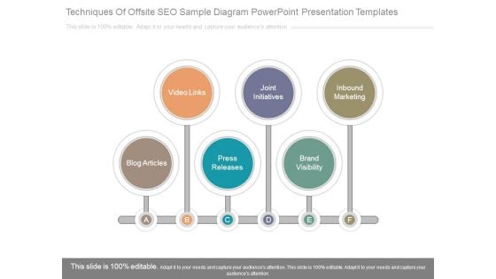 Techniques Of Offsite Seo Sample Diagram Powerpoint Presentation Templates